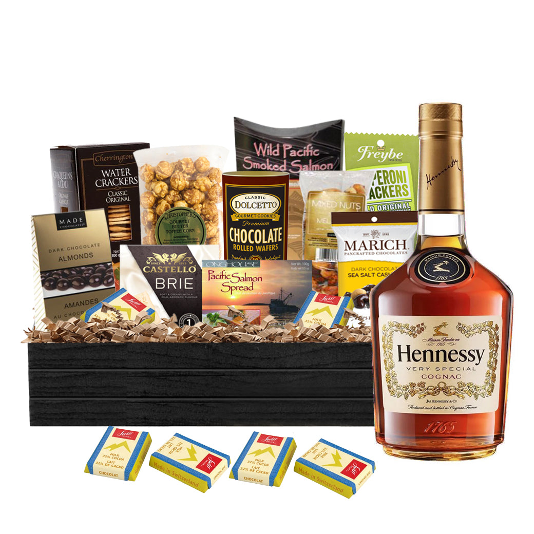 TAG Liquor Stores Liquor Gift Delivery Canada - Hennessy VS Cognac 750ml Gift Basket