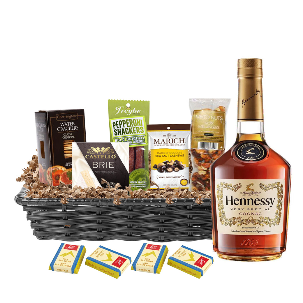 TAG Liquor Stores Liquor Gift Delivery Canada - Hennessy VS Cognac 750ml Gift Basket