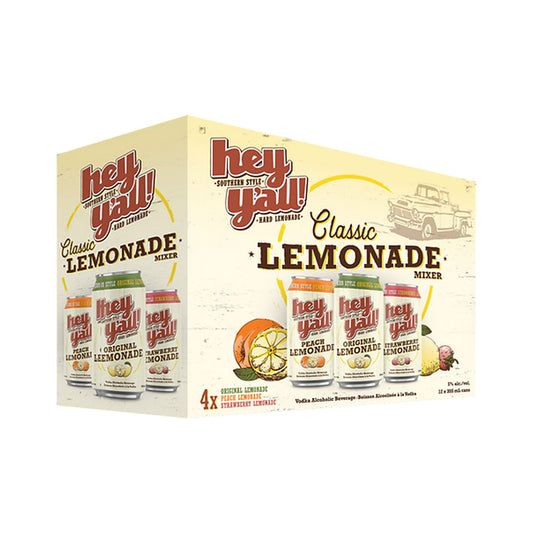 TAG Liquor Stores BC - Hey Y'All Classic Lemonade Mixer 12 Cans