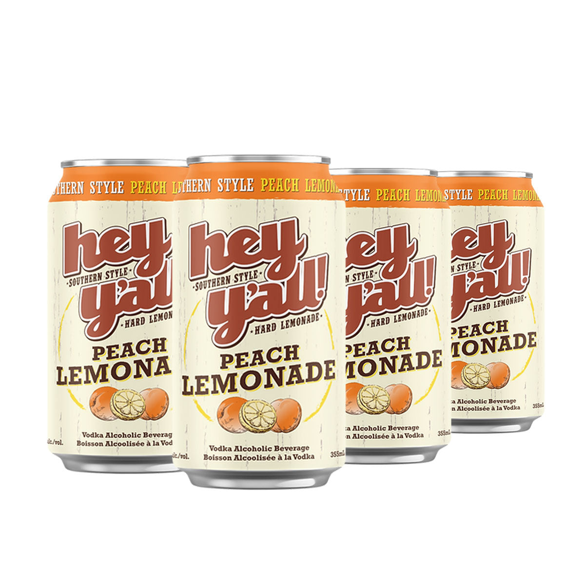 TAG Liquor Stores BC - Hey Yall Peach Lemonade 6 Pack Cans