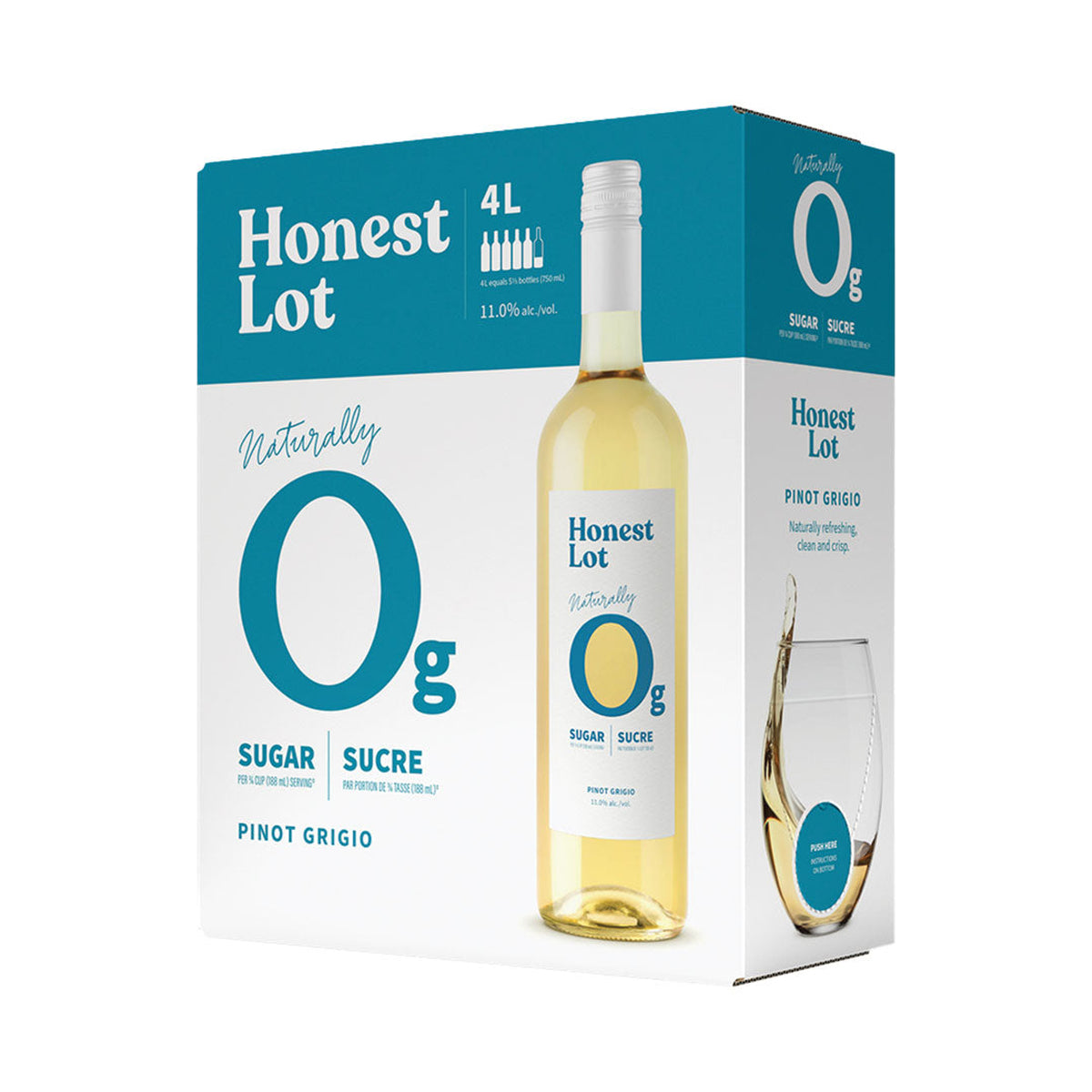 Honest Lot Pinot Grigio Box 4 L