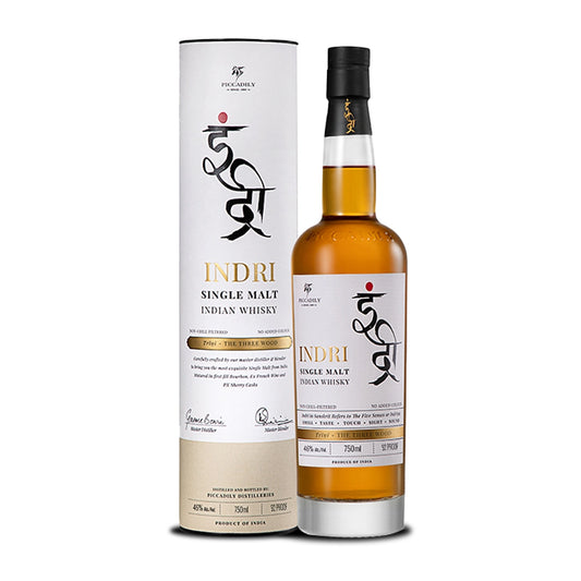 Indri Single Malt Indian Whisky 750ml