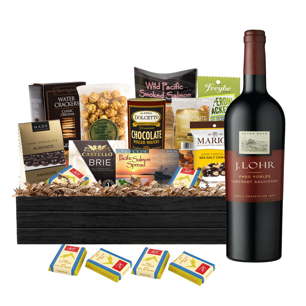 TAG Liquor Stores Liquor Gift Delivery Canada - J Lohr Seven Oaks Cabernet Sauvignon 750ml Gift Basket