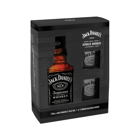 Jack Daniels 750ml Gift Set