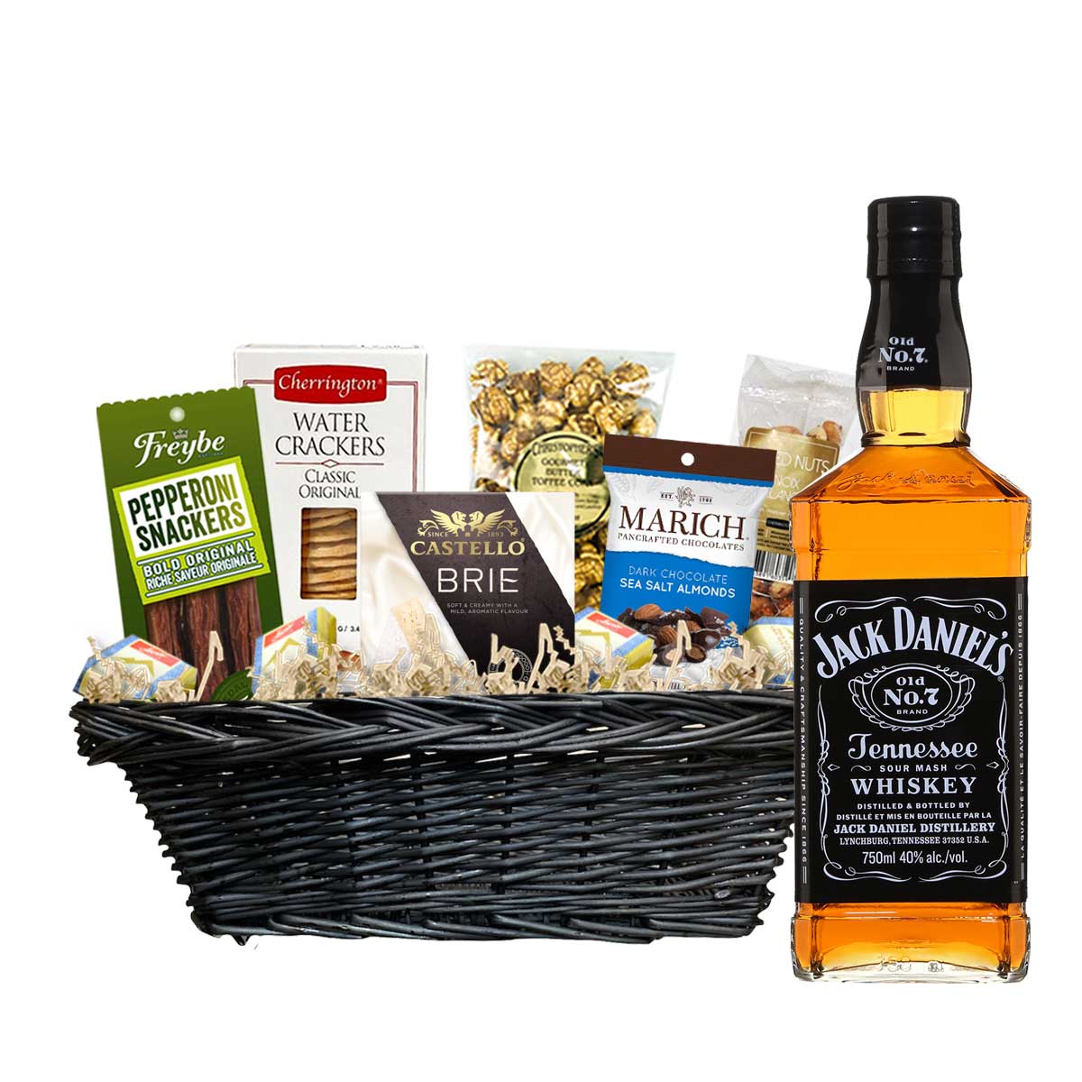 TAG Liquor Stores Canada Delivery-Jack Daniels Whisky 750ml Corporate Gift Basket-spirits-tagliquorstores.com