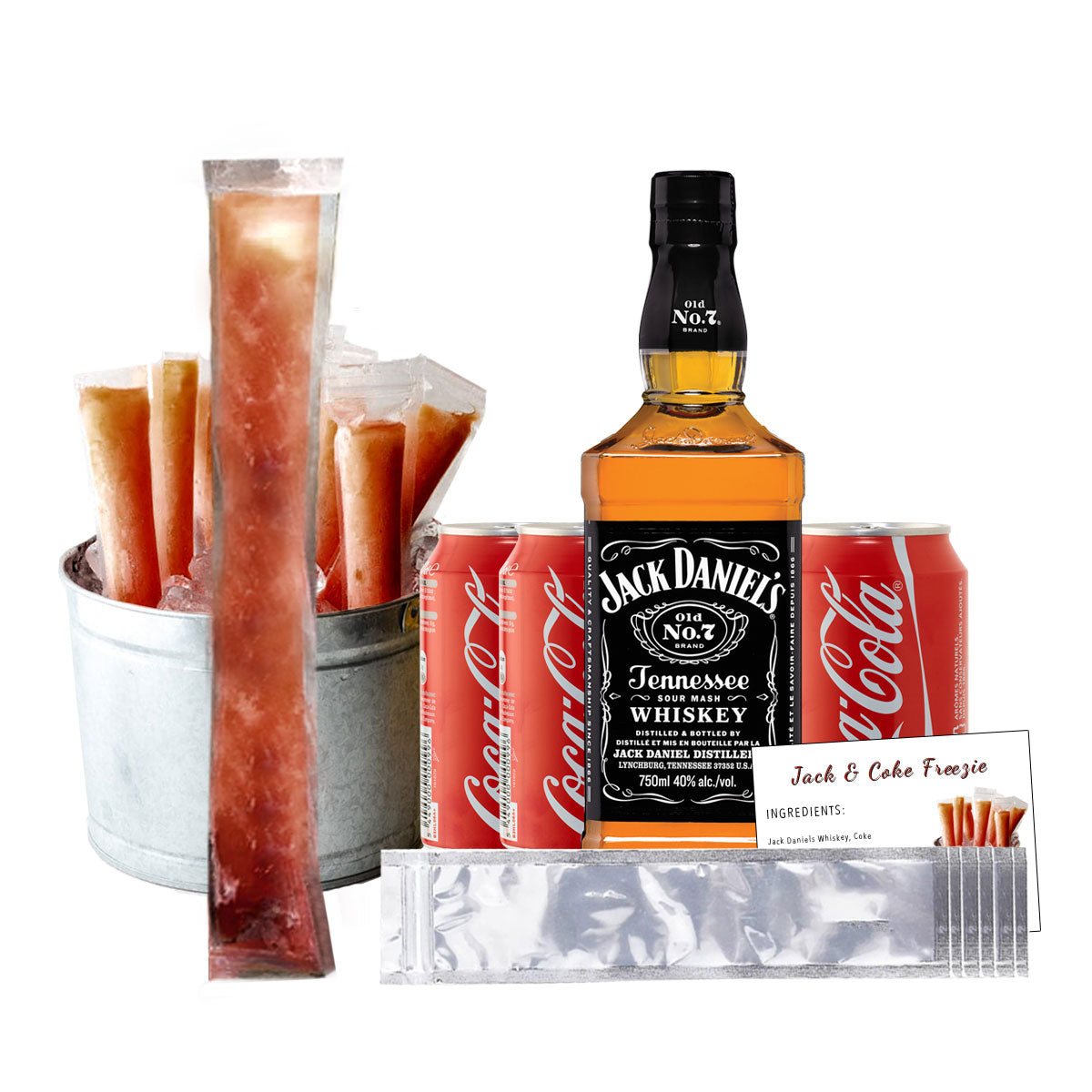 Jack and Coke Freezie Kit