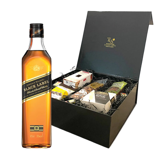 Johnnie Walker Black Label Scotch Whisky 750ml Signature Gift Box