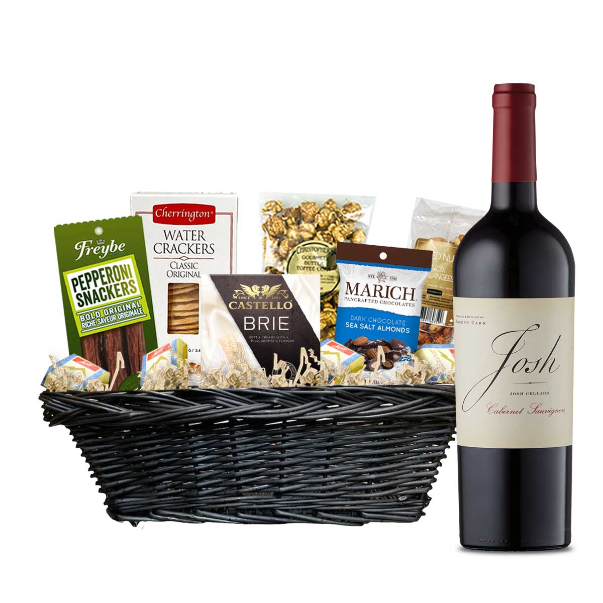 TAG Liquor Stores Canada Delivery-Josh Cellars Cabernet Sauvignon 750ml Corporate Gift Basket-wine-tagliquorstores.com