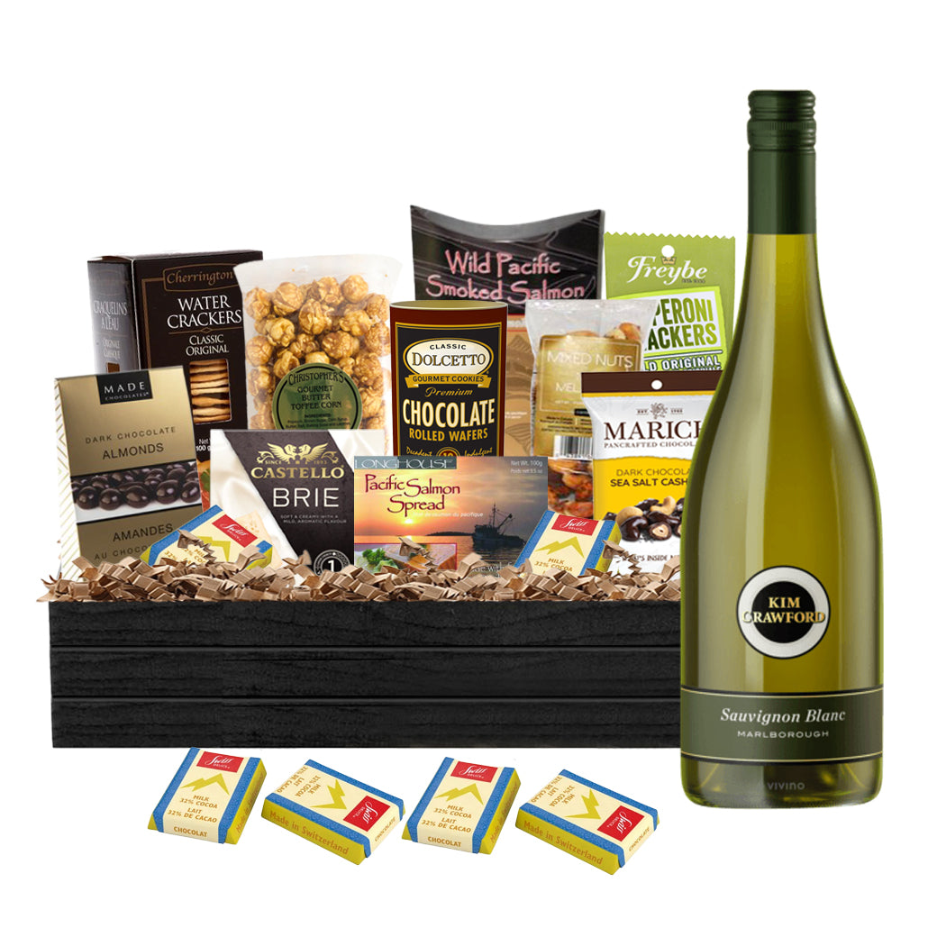 TAG Liquor Stores Liquor Gift Delivery Canada - Kim Crawford Sauvignon Blanc 750ml Gift Basket