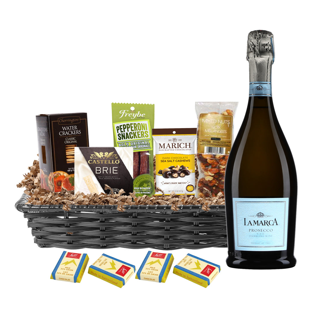 TAG Liquor Stores Liquor Gift Delivery Canada - La Marca Prosecco 750ml Gift Basket