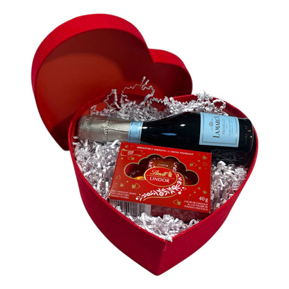 Valentine’s Bubbles & Bites 187ml La Marca Gift Box