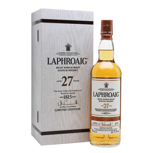 TAG Liquor Stores Canada Delivery-Laphroaig 27 Year Single Malt Scotch Whisky 750ml-spirits-tagliquorstores.com