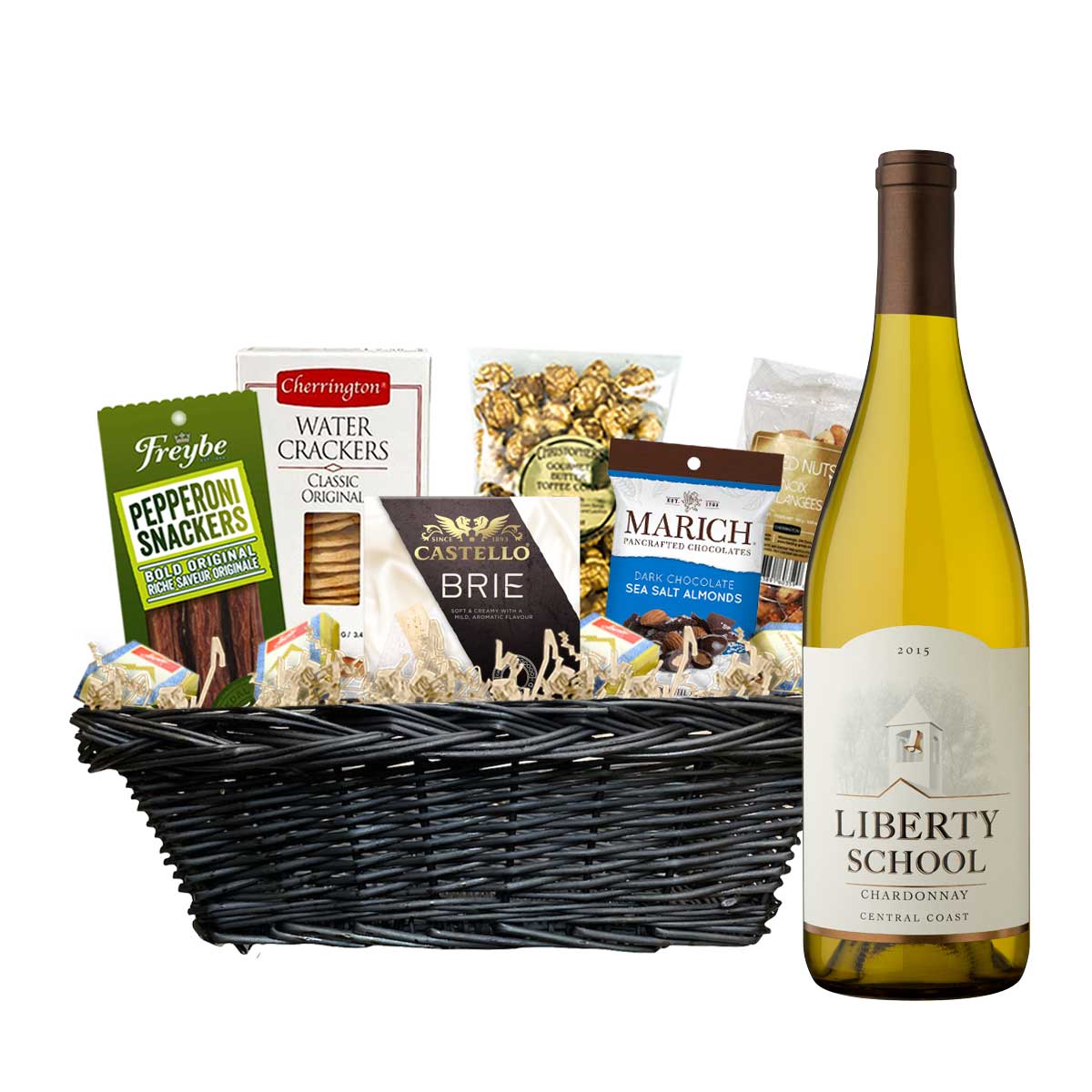 TAG Liquor Stores Canada Delivery-Liberty School Chardonnay 750ml Corporate Gift Basket-wine-tagliquorstores.com