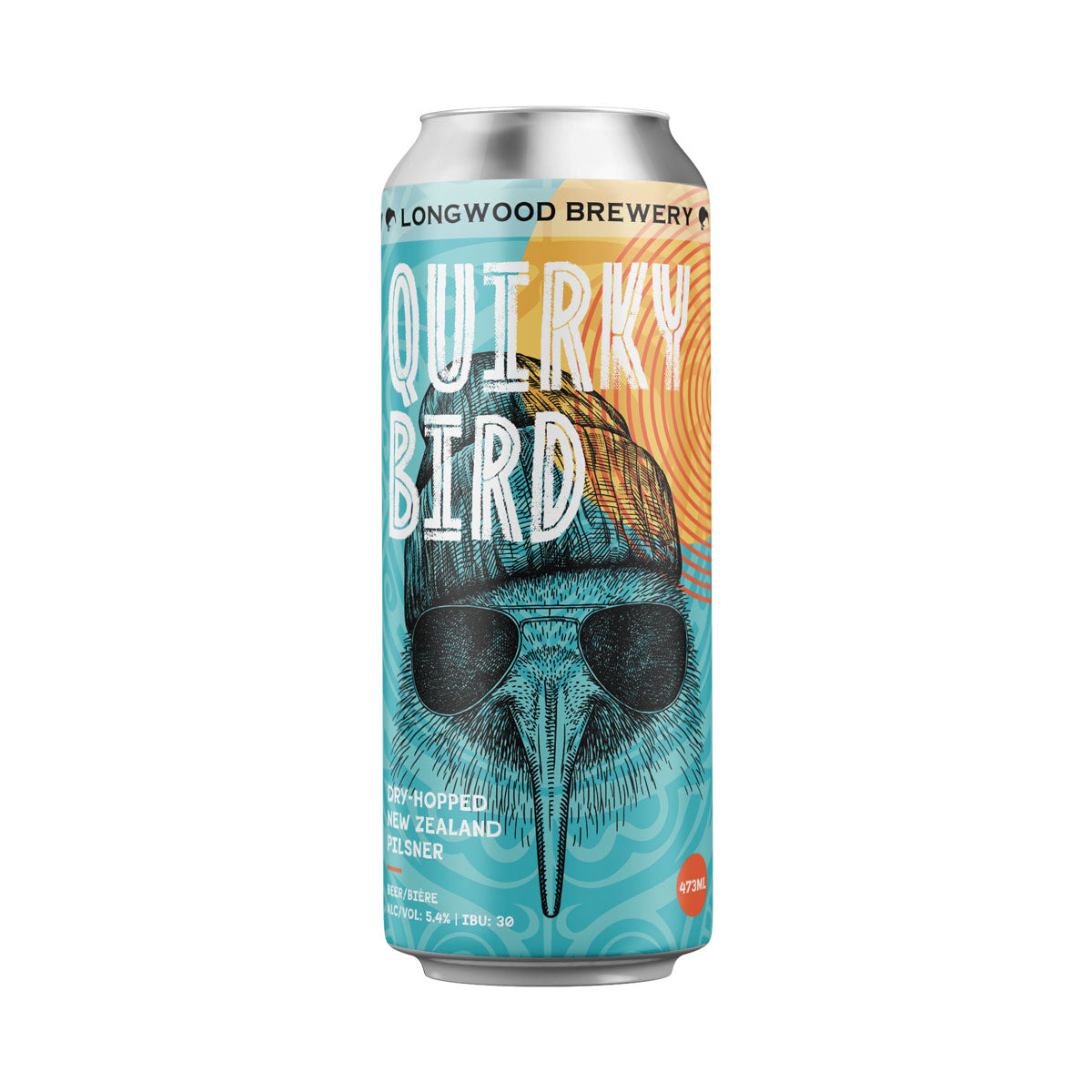 TAG Liquor Stores BC - Longwood Brewery Quirky Bird Dry Hopped New Zealand Pilsner Single Can