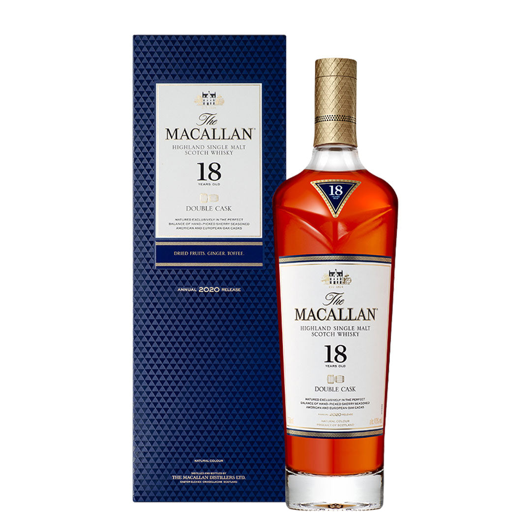 TAG Liquor Stores BC - Macallan 18 Year Old Double Cask Whisky 750ml-spirits