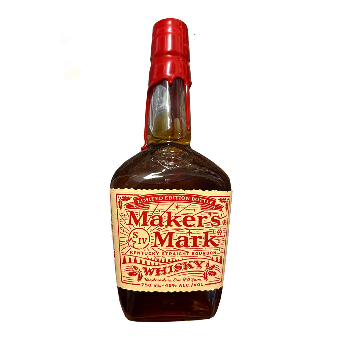 TAG Liquor Stores BC - Maker's Mark Kentucky Bourbon Whisky Holiday Limited Edition Bottle 750ml-spirits