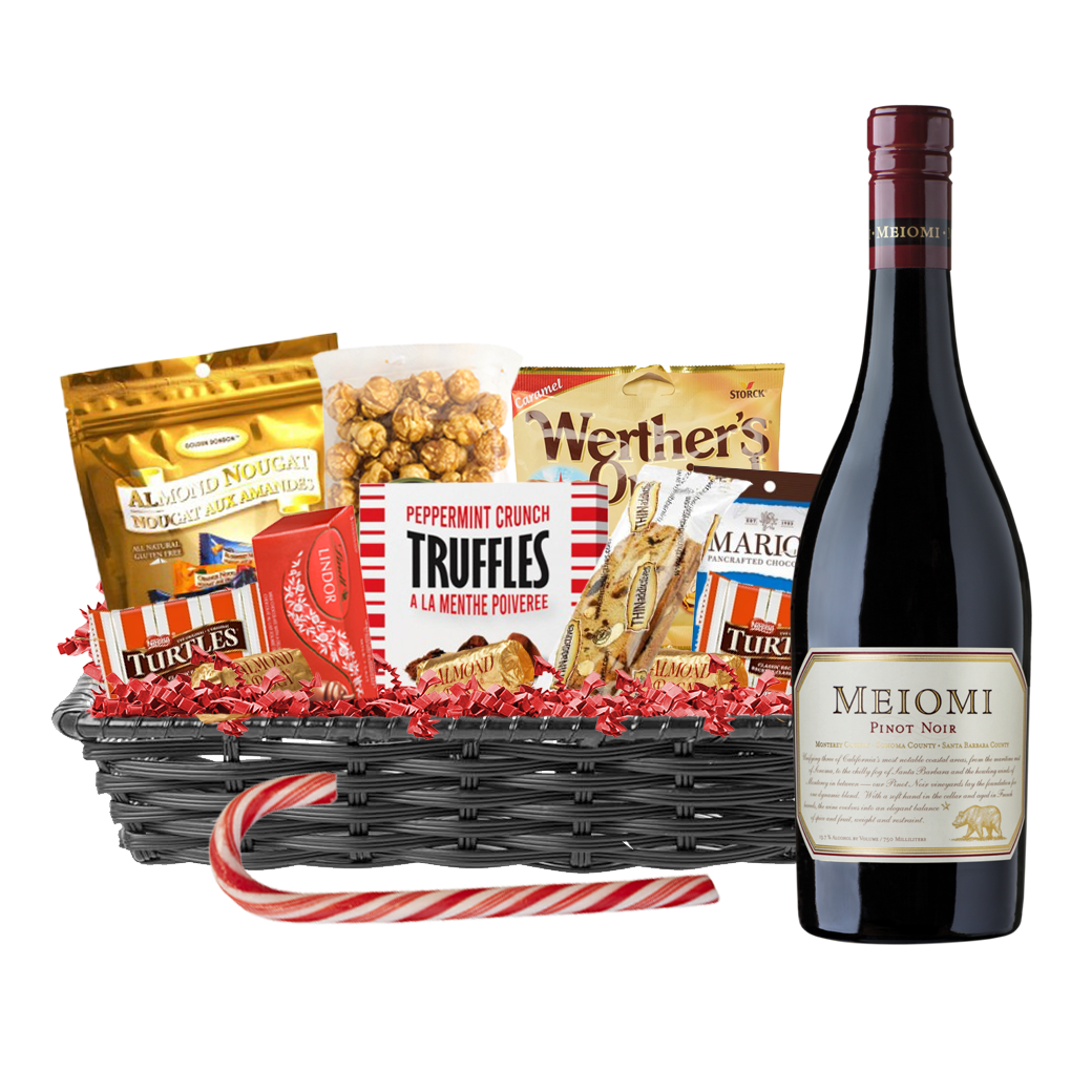 TAG Liquor Stores Liquor Gift Delivery Canada - Meiomi Pinot Noir 750ml Christmas Gift Basket