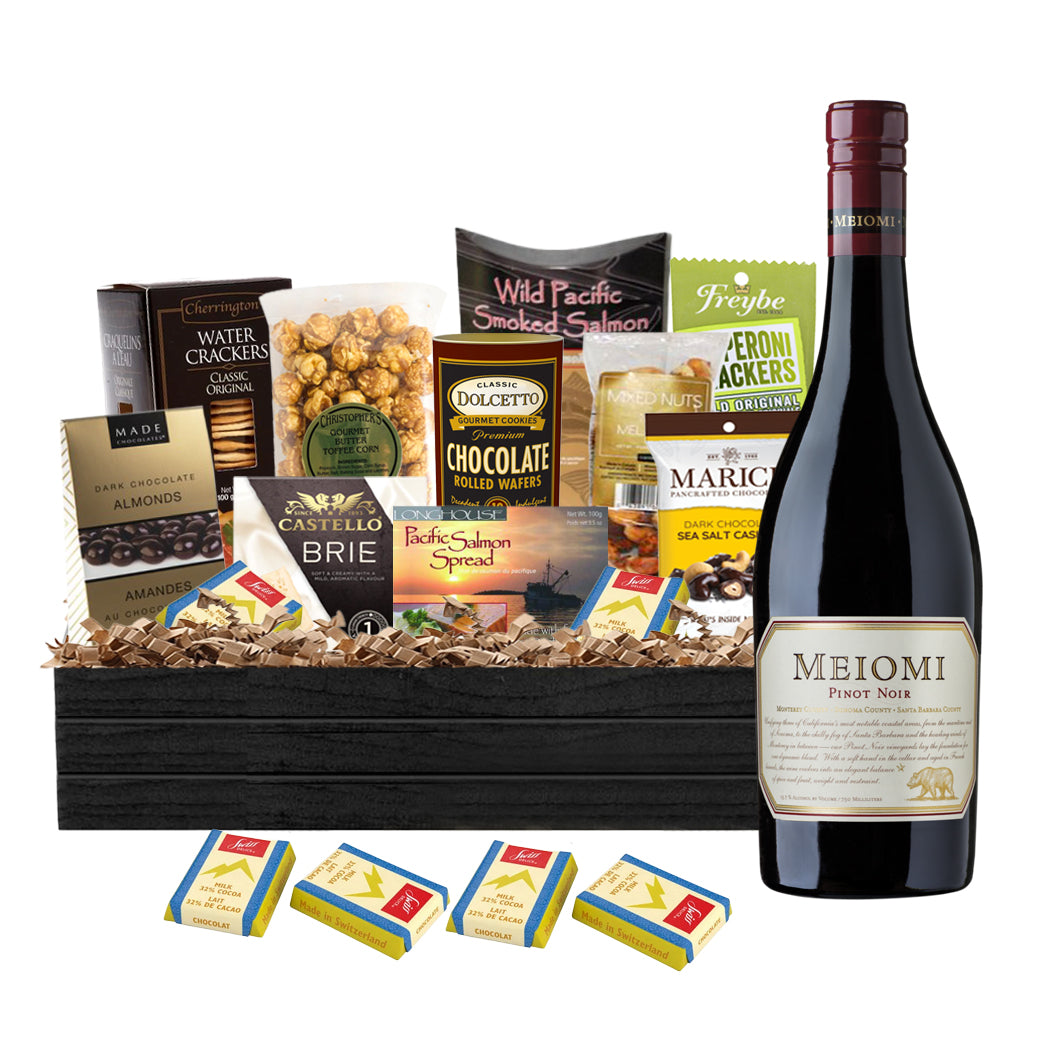 TAG Liquor Stores Liquor Gift Delivery Canada - Meiomi Pinot Noir 750ml Gift Basket