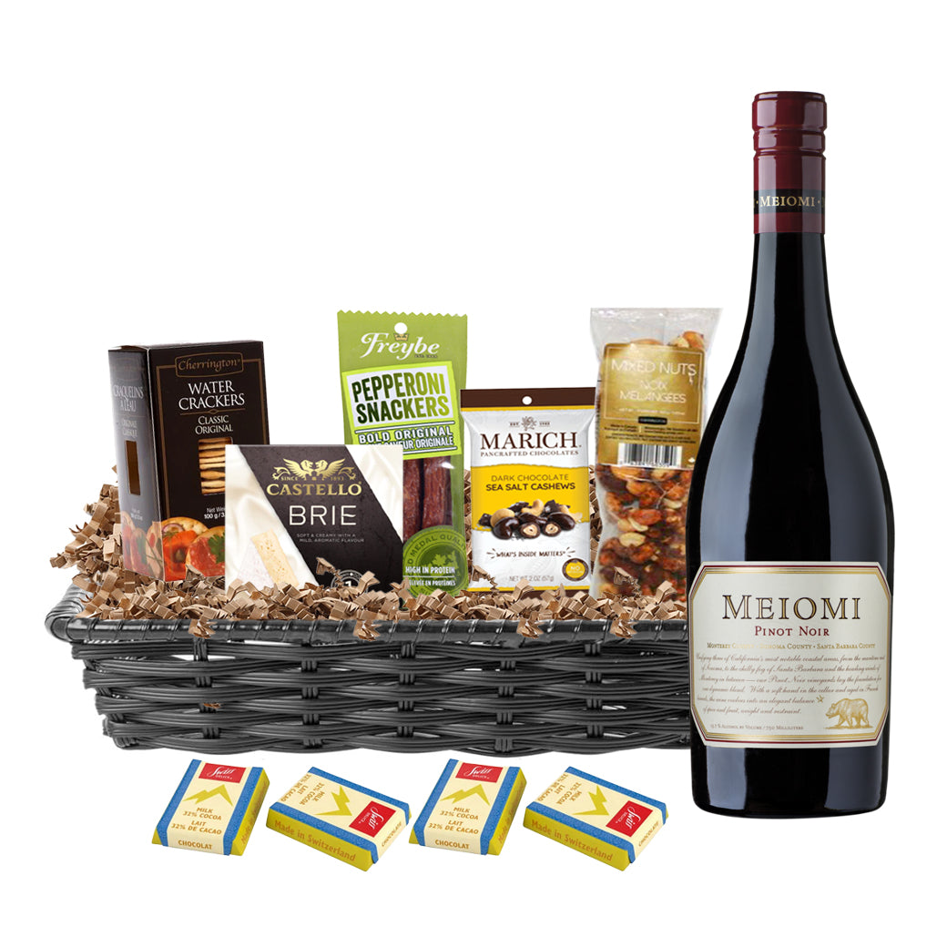 TAG Liquor Stores Liquor Gift Delivery Canada - Meiomi Pinot Noir 750ml Gift Basket