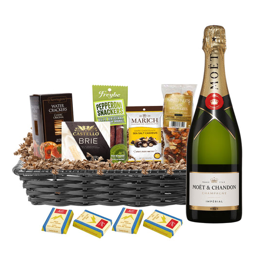 TAG Liquor Stores Liquor Gift Delivery Canada - Moët & Chandon Impérial Brut Champagne 750ml Gift Basket