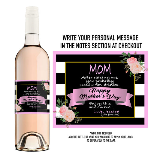 TAG Liquor Stores BC - Mother's Day Custom Wine Label 1