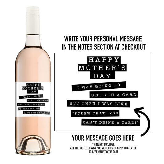 TAG Liquor Stores BC - Mother's Day Custom Wine Label 2