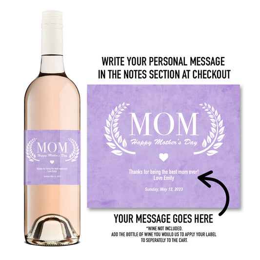 TAG Liquor Stores BC - Mother's Day Custom Wine Label 3