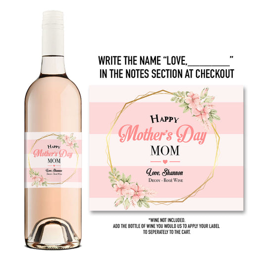 TAG Liquor Stores BC - Mother's Day Custom Wine Label 4