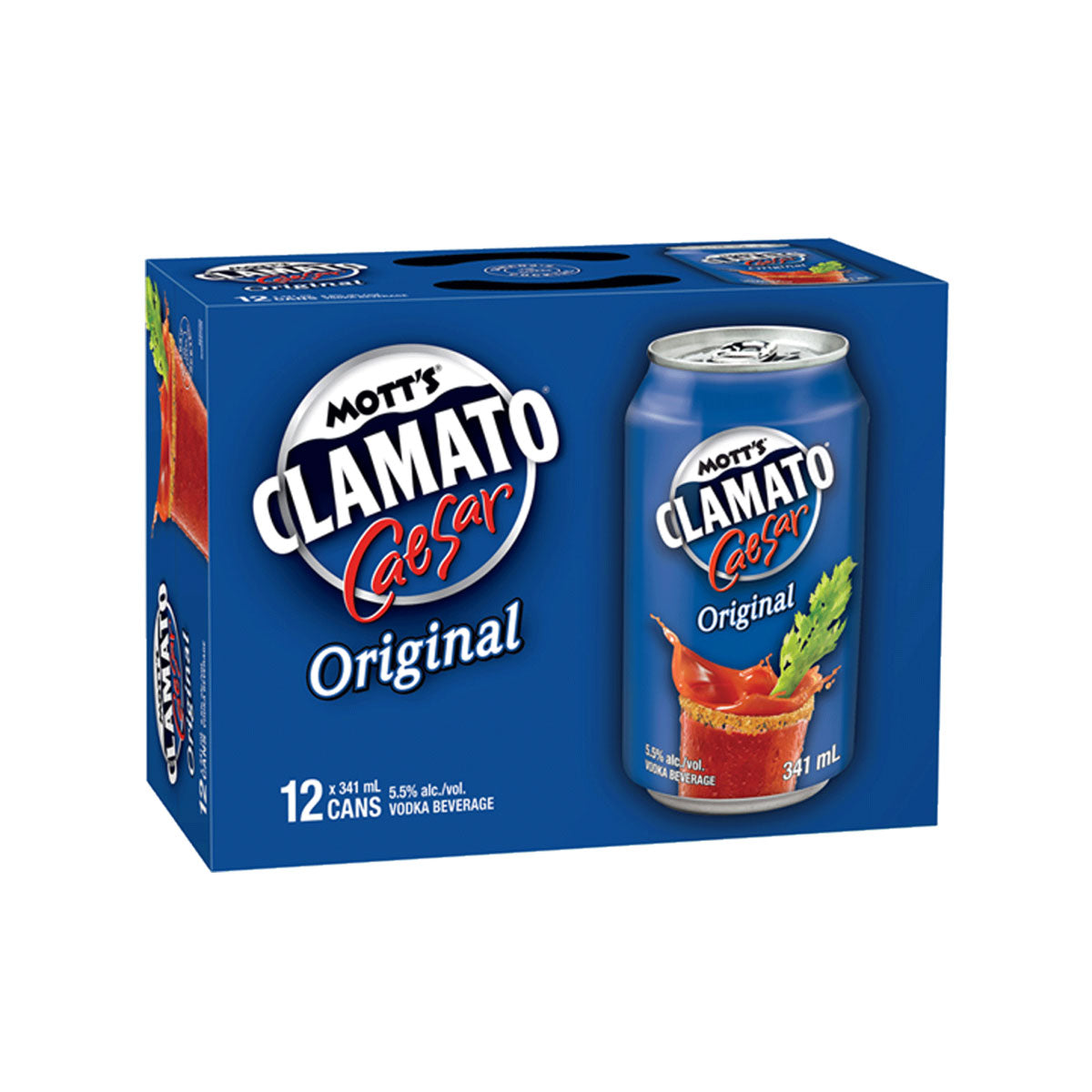 TAG Liquor Stores BC - Motts Clamato Caesar Orignal 12 Pack Cans