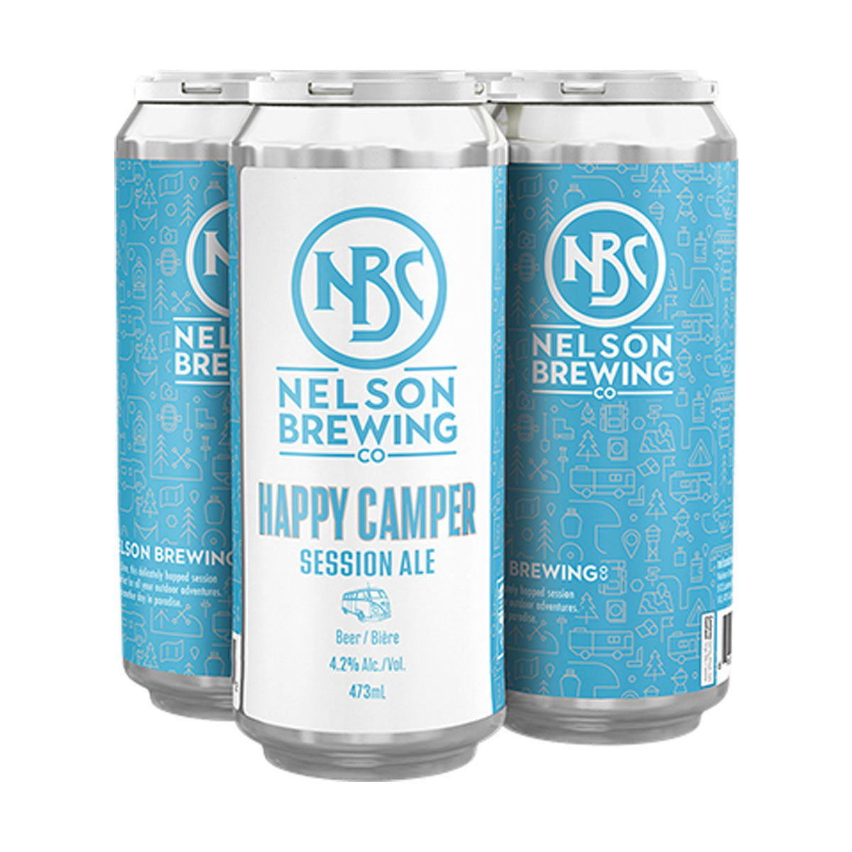 TAG Liquor Stores BC - Nelson Brewing Happy Camper Session Ale 4 Pack Cans