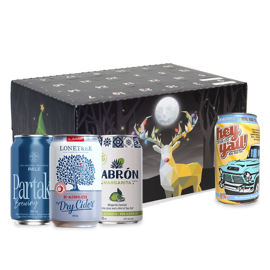 TAG Liquor Stores Liquor Gift Delivery Canada - Non-Alcoholic Advent Calendar 24 x Assorted Cans