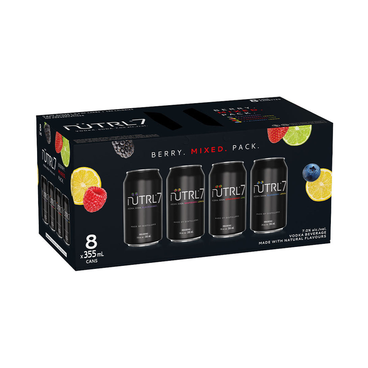 Nutrl7 - Berry Mixed 8 x 355 mL