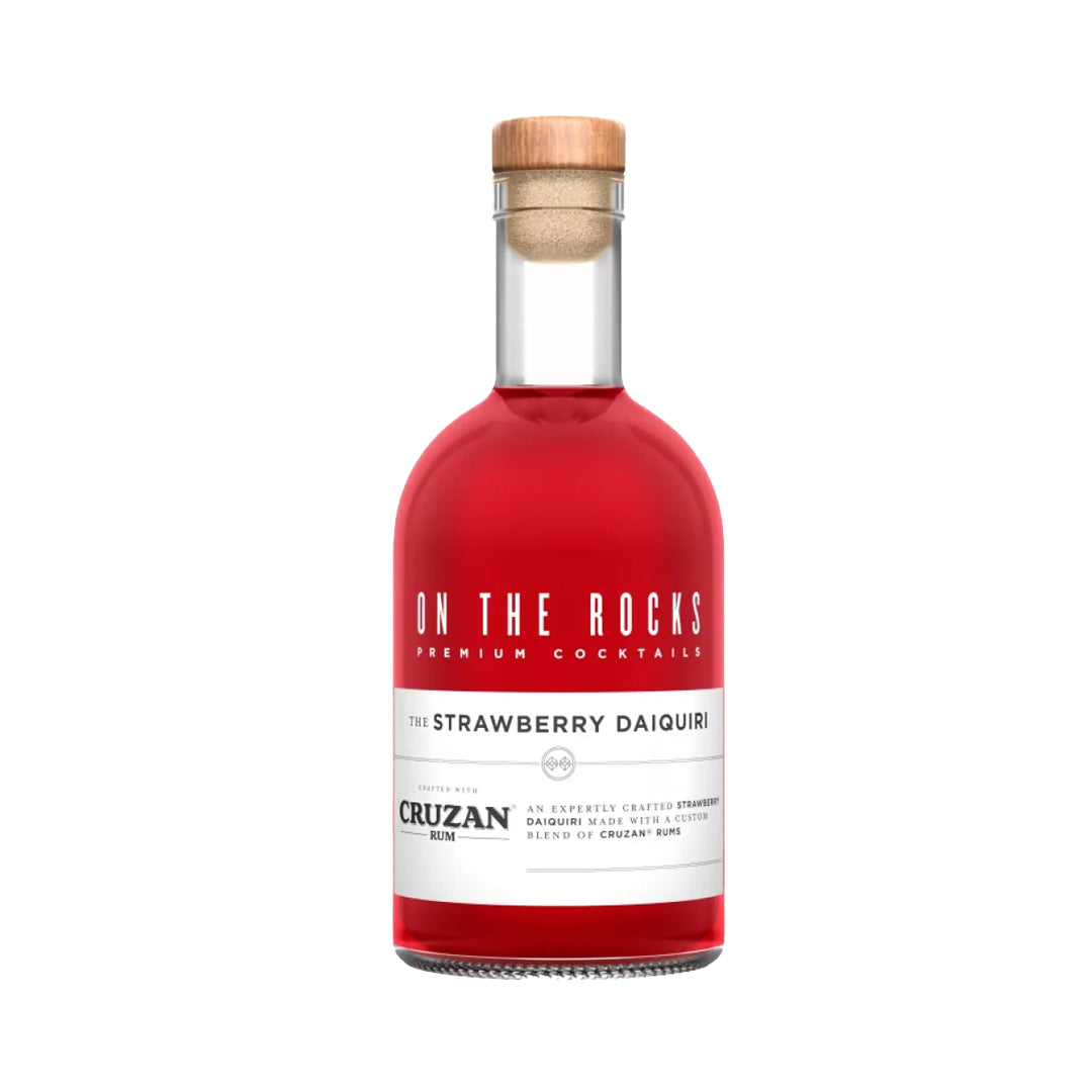 TAG Liquor Stores Liquor Gift Delivery Canada - On The Rocks Premium Cocktail Strawberry Daiquiri 375ml