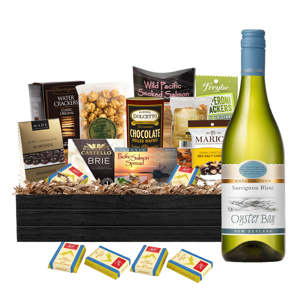 TAG Liquor Stores Liquor Gift Delivery Canada - Oyster Bay Sauvignon Blanc Marlborough 750ml Gift Basket