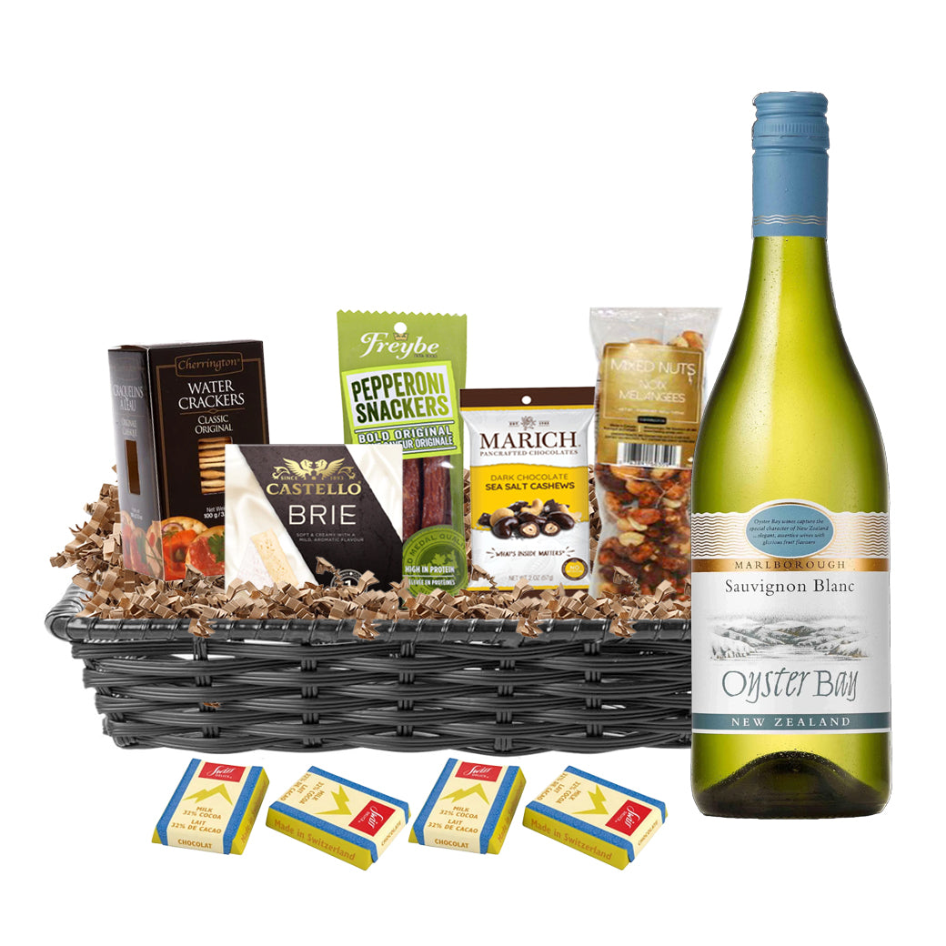 TAG Liquor Stores Liquor Gift Delivery Canada - Oyster Bay Sauvignon Blanc Marlborough 750ml Gift Basket