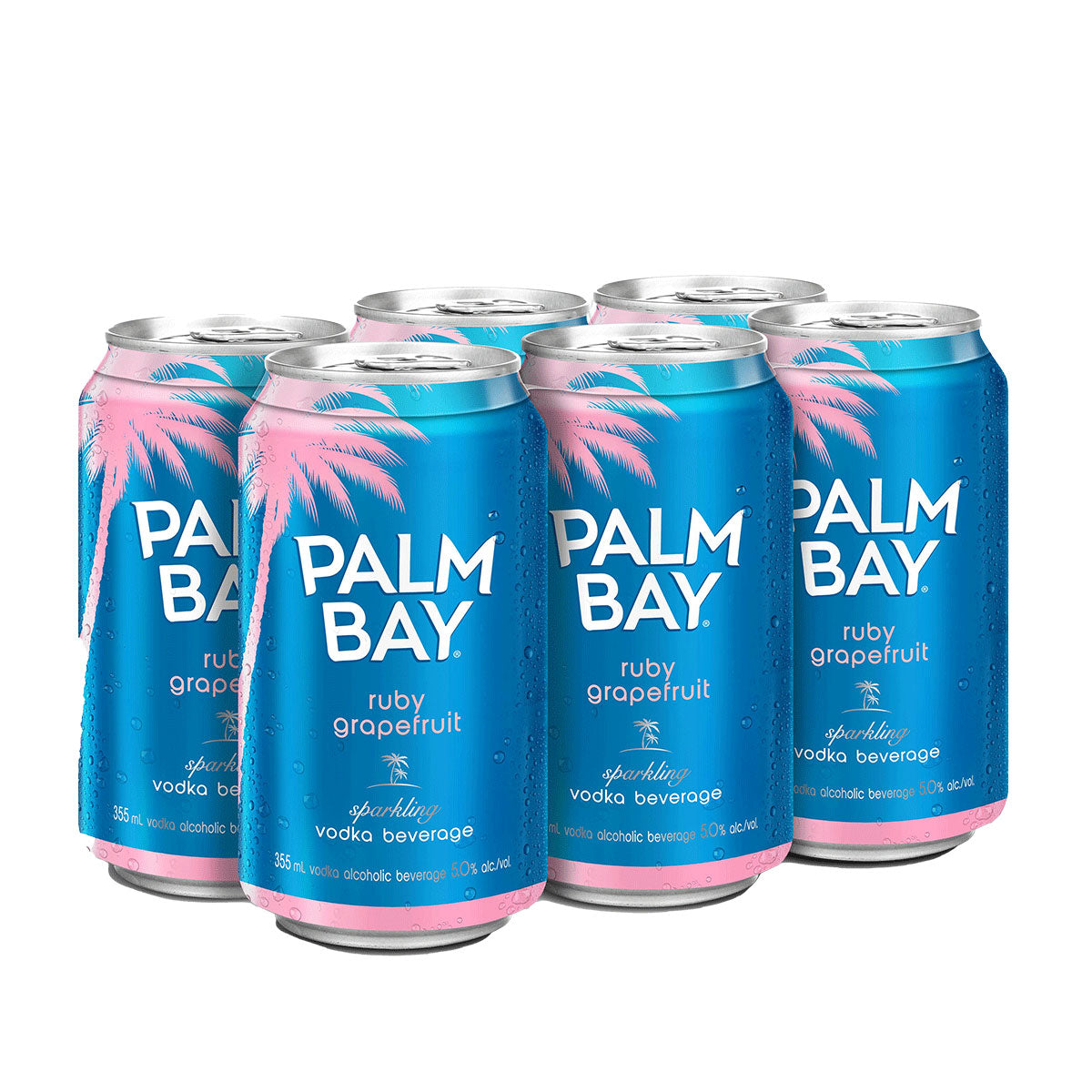 TAG Liquor Stores BC - Palm Bay Bay Ruby Grapefruit 6 Pack Cans
