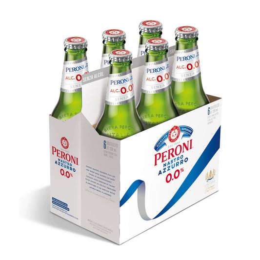 Peroni Nastro Azzurro 0.0 Non-Alcoholic 6 x 355ml