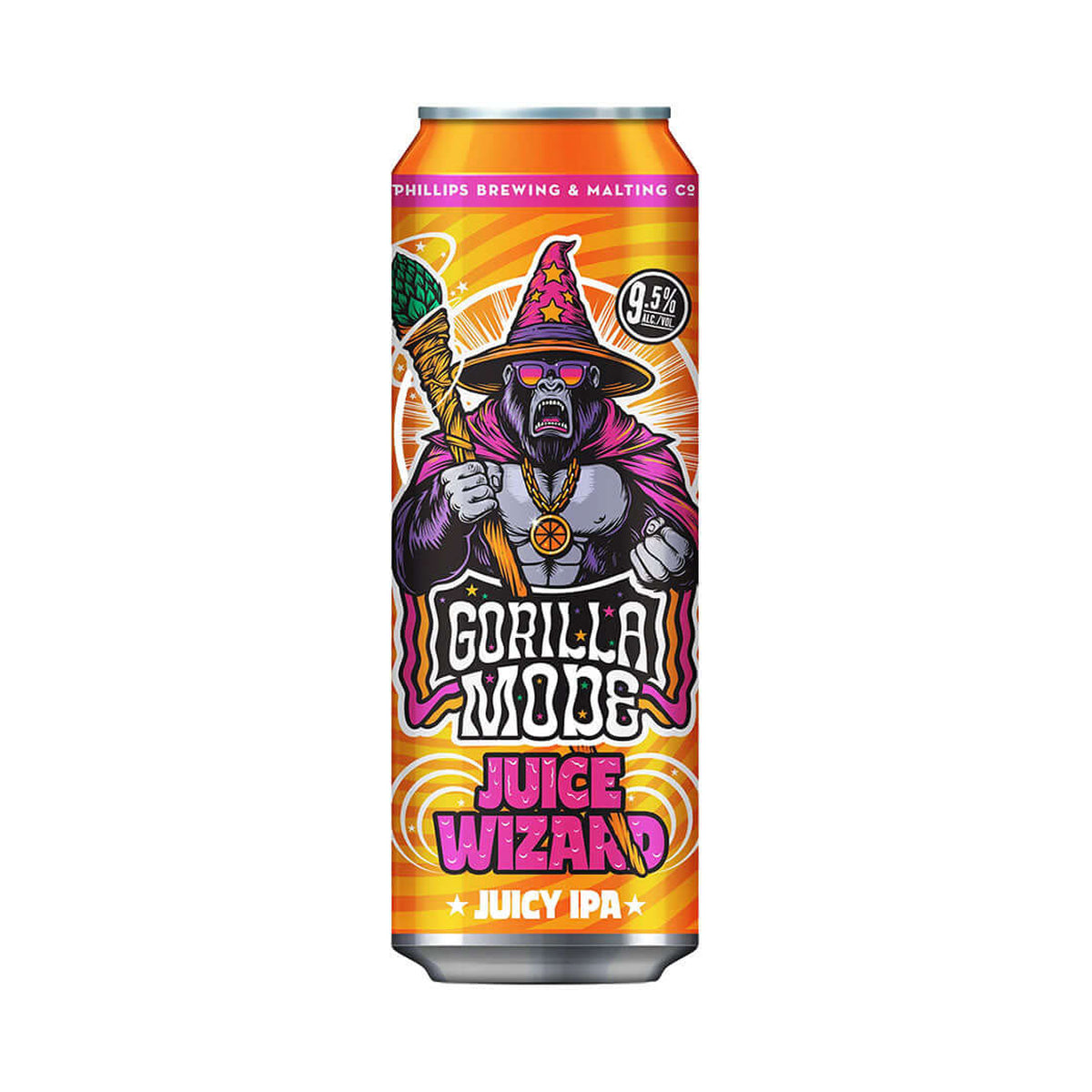 Phillips Brewing Gorilla Mode Juice Wizard Juicy IPA 568 mL
