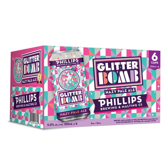 Phillips Brewing Glitterbomb Hazy Pale Ale 8 Pack Cans