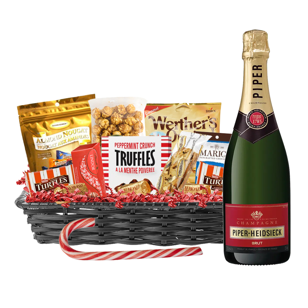 Piper Heidsieck Champagne 750ml Christmas Gift Basket