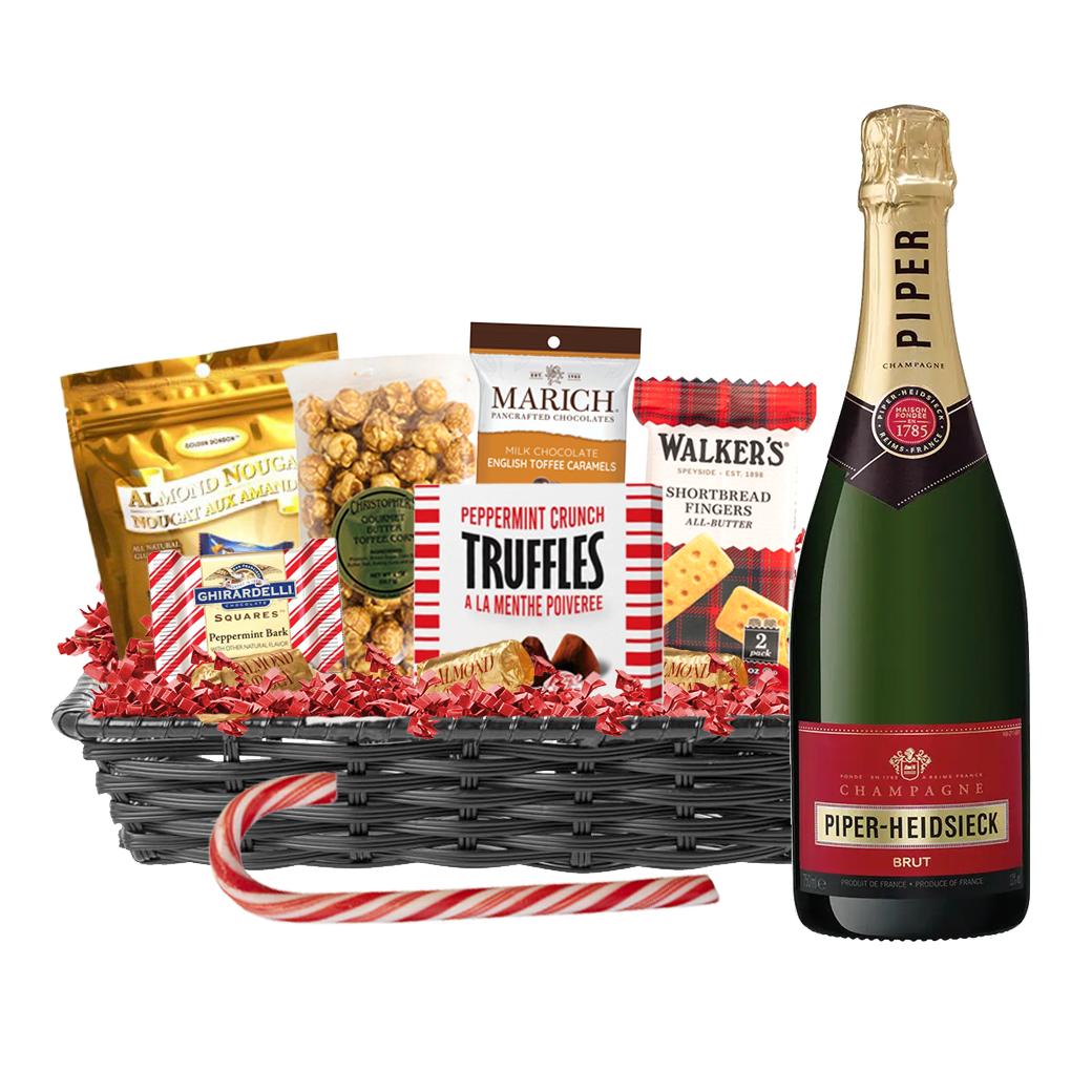 Piper Heidsieck Champagne 750ml Christmas Gift Basket