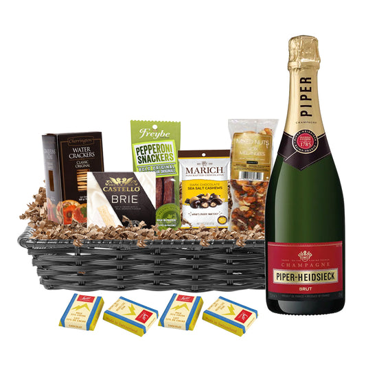 TAG Liquor Stores Liquor Gift Delivery Canada - Piper-Heidsieck Brut Champagne 750ml Gift Basket