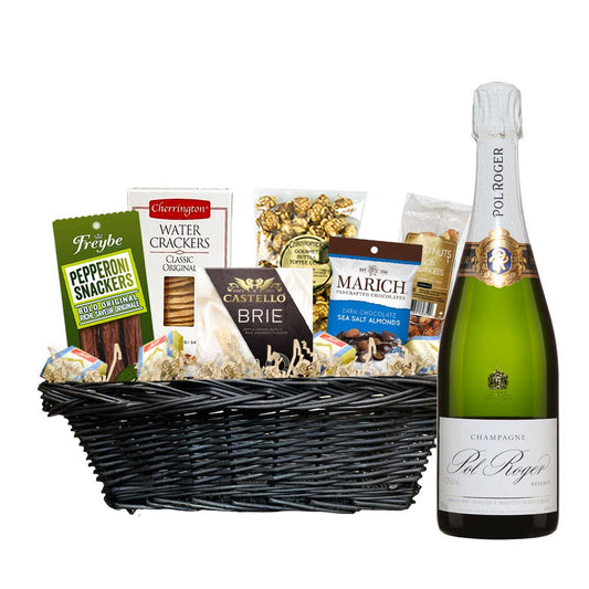 TAG Liquor Stores Canada Delivery-Pol Roger Champagne 750ml Corporate Gift Basket-wine-tagliquorstores.com