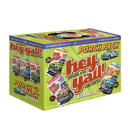 Hey Y'All Porch Pack 12 Cans