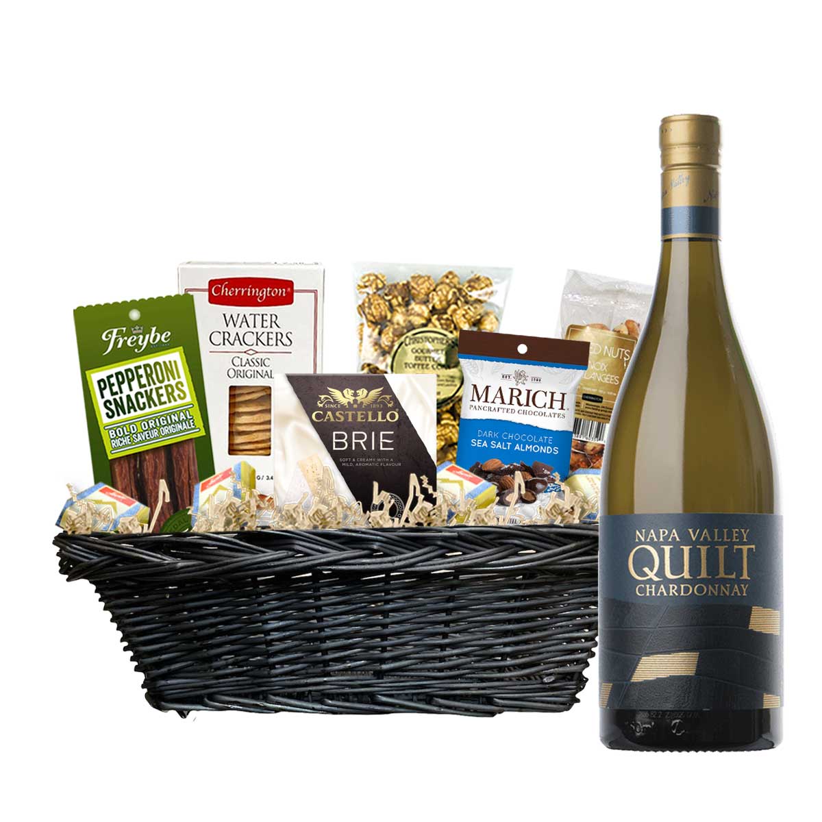 TAG Liquor Stores Canada Delivery-Quilt Chardonnay 750ml Corporate Gift Basket-wine-tagliquorstores.com