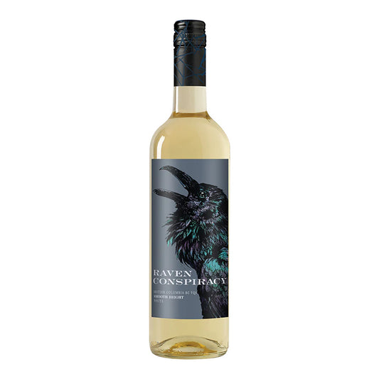 TAG Liquor Stores Liquor Gift Delivery Canada - Raven Conspiracy Smooth Bright White White Blend 750ml