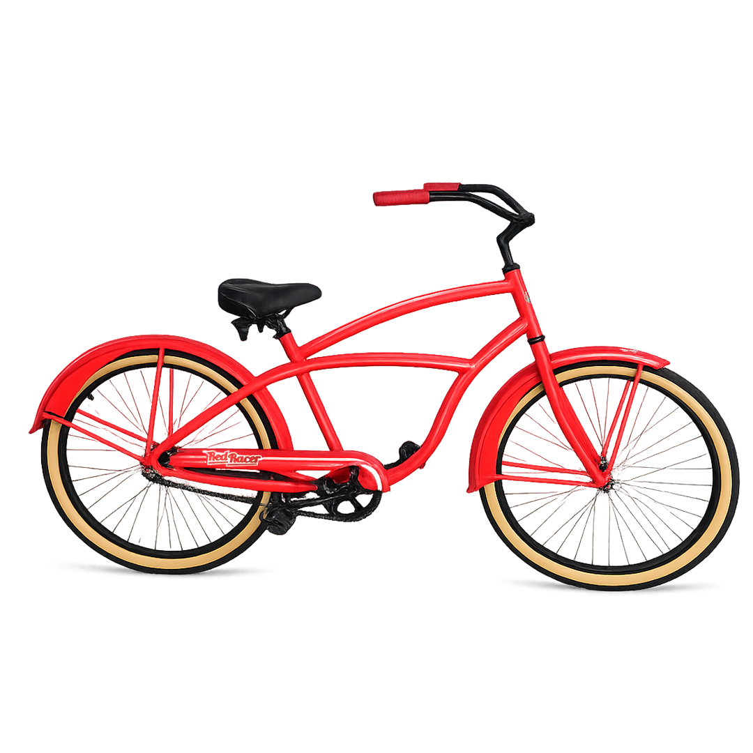 Red Racer Cruiser Bicycle