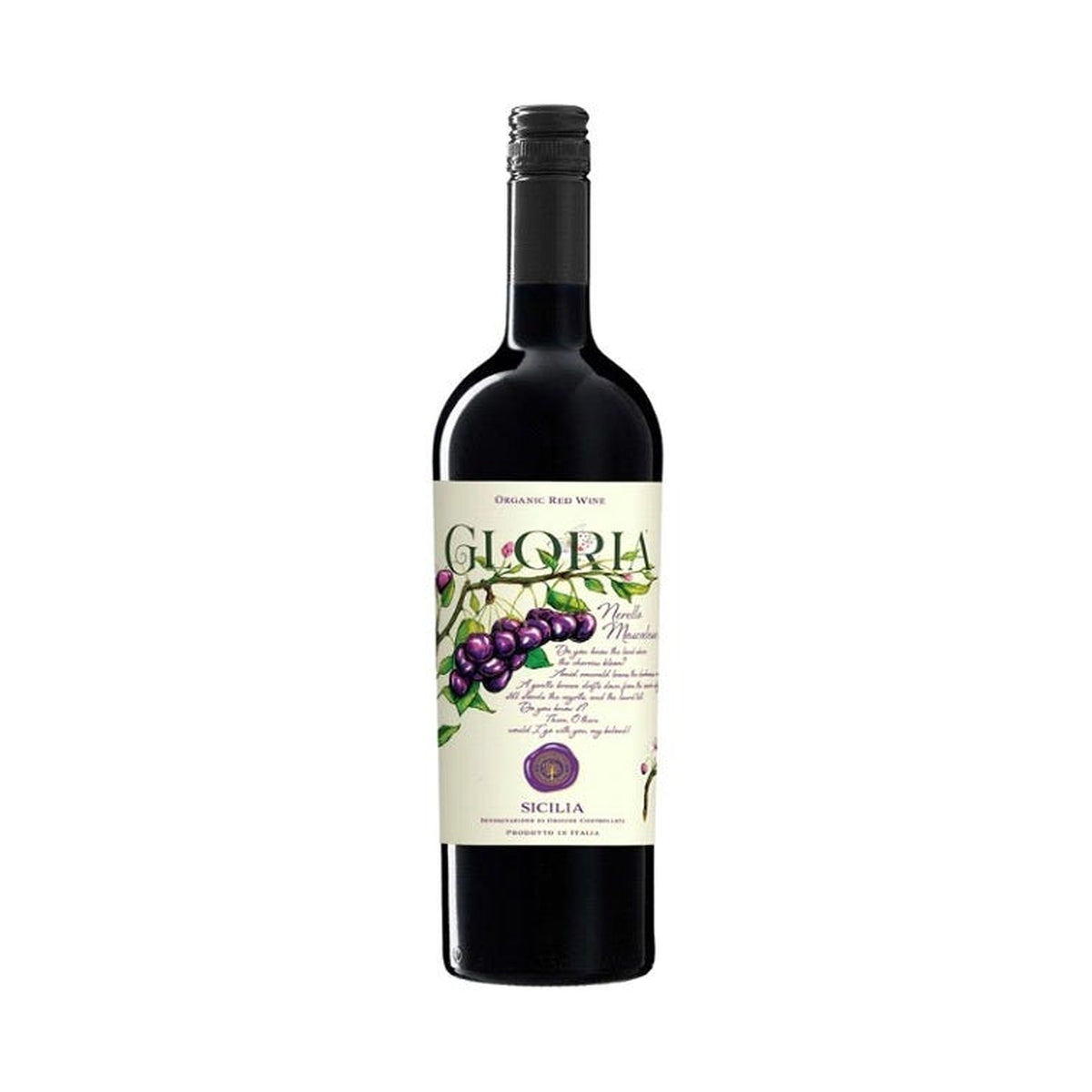 Sicilia Gloria Organic Nerello Mascalese 750 mL