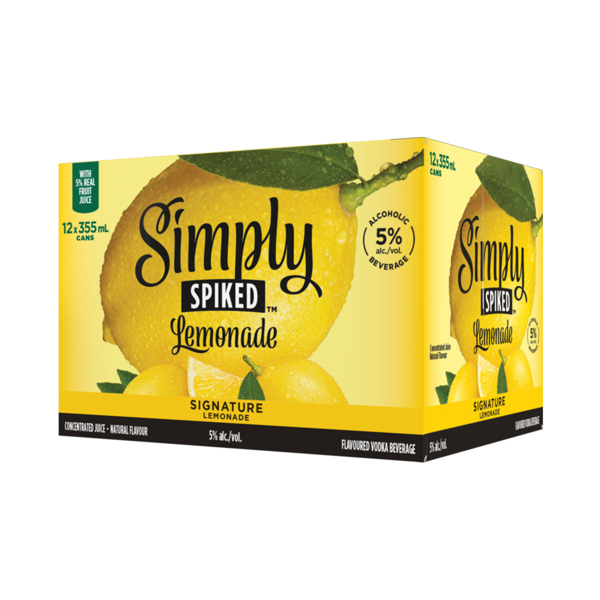 TAG Liquor Stores BC - Simply Spiked Signature Lemonade 12 Cans
