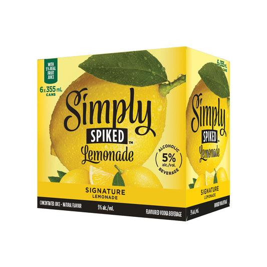 TAG Liquor Stores BC - Simply Spiked Signature Lemonade 6 Cans
